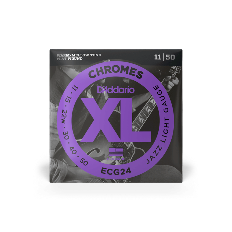  Набір струн D'ADDARIO ECG24 XL CHROMES JAZZ LIGHT (11-50)